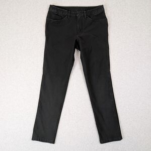 Lululemon ABC Utilitech Pants Mens 32 Black Stretch Canvas M5ABPS FITS LIKE SLIM